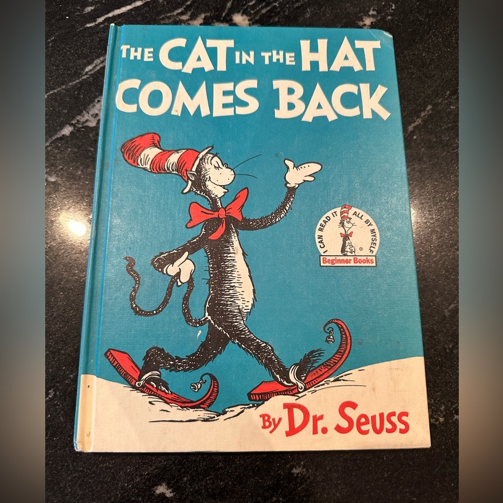 Collectors 1958 Dr Seuss”Cat in the Hat Comes Back” children’s book.